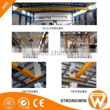 Professionally designed foundry and casting double girder industry overhead crane with ce