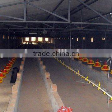 Automatic poultry farm feeding line