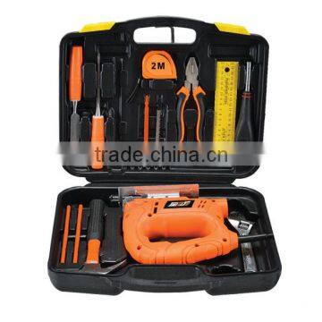 HOT SALES POWER TOOL SET FOR HOUSEHOLD TOOL APPLICATION JIG SAW SET WITH 20PCS TOOL KITS FROM CHINA
