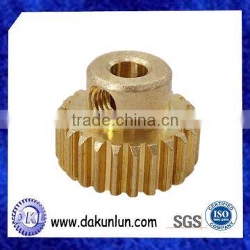 CNC Turning Customzied Brass Pinion/Brass Gear