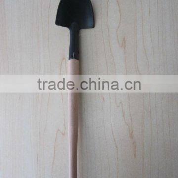 iron sapde with wooden handle garden tool wooden rake wooden shovel wooden spade