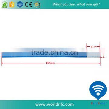 china supplier One Time Use Paper I-CODE Sli-S RFID Wristbands nfc bracelet