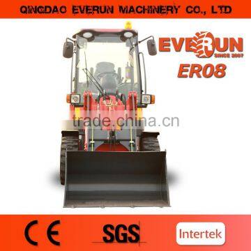 Everun 0.8ton Mini Wheel Loader With Pallet Forks photo-2