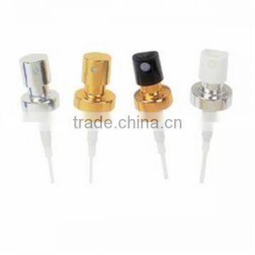 golden silver color crimp pump for perfume