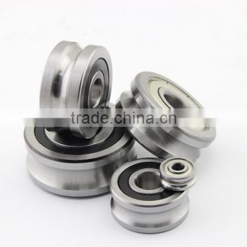 V-groove ball bearings wheel straightening 634ZZV0.7-90 625ZZV-2.4-120 for correcting cable