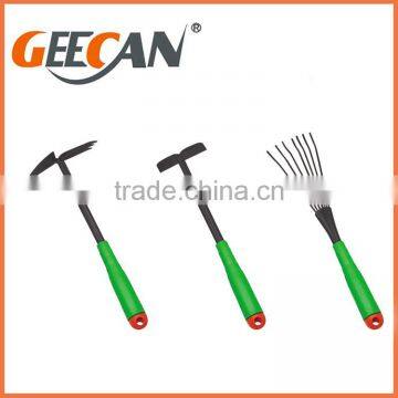 Hot Selling 6pcs A3 Steel 50# Carton Steel Garden Tool Set With Paiting in Black