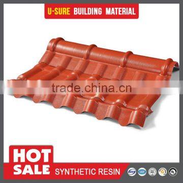 Attractive and durable plastic synthetic resin roof tile garden shed