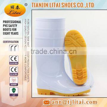 White Foodstuff Boots,PVC Rain Boots,,PVC Boots,