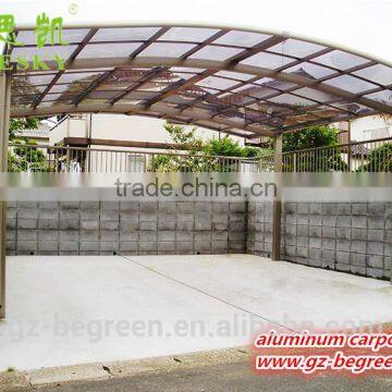 White Metal Frame 2 Car Garage With Polycarbonate Sheet photo-4
