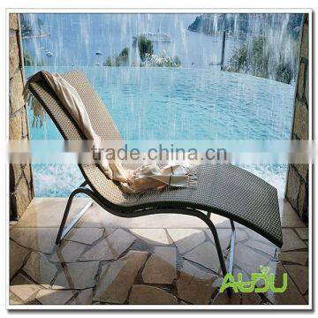 Audu Patio Wicker Chase Lounge,Sun Bed