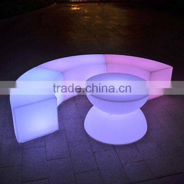 used nightclub furniture led sofa pub led furniture RGB Color Changing Brighting LED Bar Stool