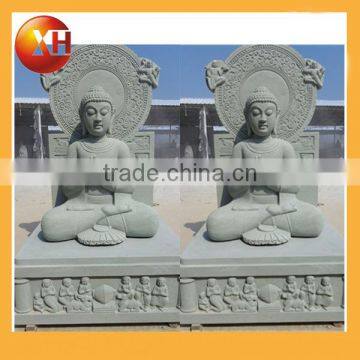 Hand Carved Large Blue Buddha Statue for Garden Decoration photo-2