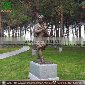 Outdoor Life Size Bronze Famous Human Sculpture