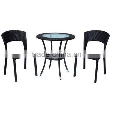 Modern Design Aluminium Frame Wicker Garden Chair and table L80709-10