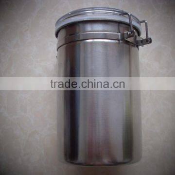 food grade stainless steel storage canister/stainless steel canister/stainless steel canisters/stainless steel canister set