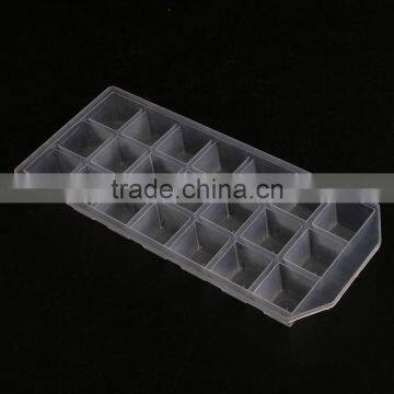 Custom plastic printed White 21 Ice Cube Trays