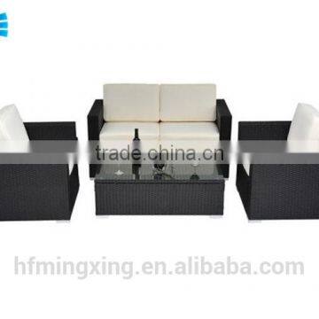 4 piece rattan cafe table and chair set