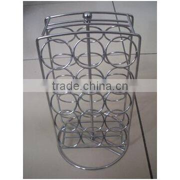 Hangzhou New Hot Metal Mesh 70K- Cup Capacity Two-tier Coffee Cup Pod Drawer Holder Tea Cup Capsule Metal Holder photo-2