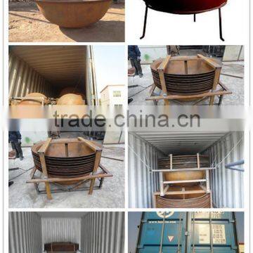 2016 Chinese suppliers fire pit outdoor, bowl fire pit , cast iron bowl fire pit