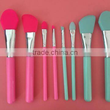 Face Mask Brush, Silicone Cosmetic Brush Set of 6 Facical Mask Brush Set and Eye Makeup Brushes photo-2