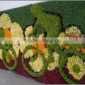 Indoor and Outdoor Decorative Green Plants Wall Make and Install photo-2