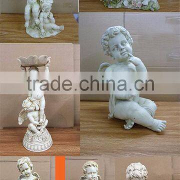 Wholesale Garden Ornaments Polyresin Child Angel Statues photo-6