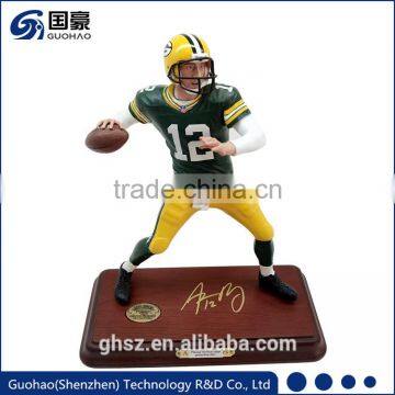 Custom Action removable football toy statue top 10 best Soccer players