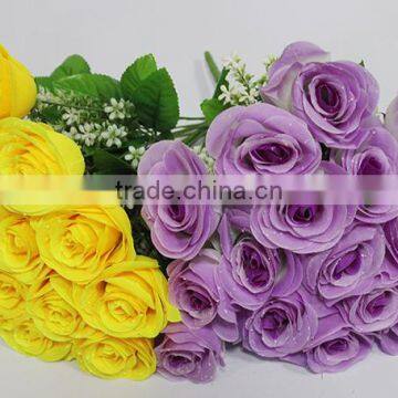 Vente en Gros de Roses Artificielles Fabriquees en Chine photo-2