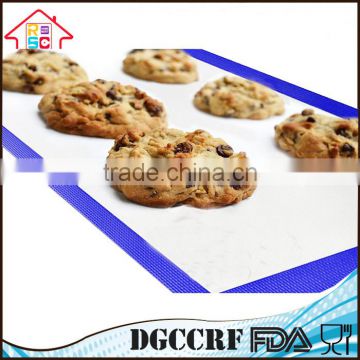 Heat Resistant Silicone Glass Fiber Baking Mat For Oven