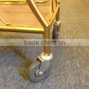 Stainless Steel Mobile Food Cart Coffee Cart Hand Cart for Sale C-37 photo-5