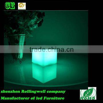 led cube stool