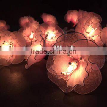 20 Pink Flower Fairy Garden Bedroom String Light