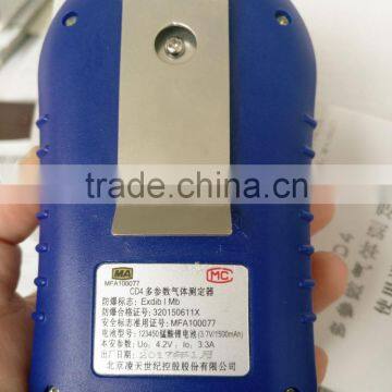 Portable Multi Gas Detector CO O2 H2S CH4 LEL for Mining Use photo-2