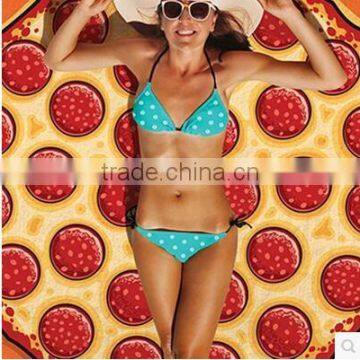 2017 Hotsell European Style Shawl and Fashion Pizza Beach Mat photo-5