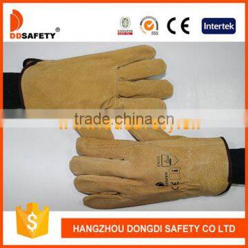 DDSAFETY Alibaba China wholesale Yellow Driver gloves