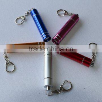 Promotional Gift , Mini Size Retracted LED Light Torch With Key Chain photo-2