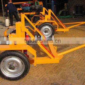 steel Wire drum trailer, cable drum trailer