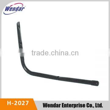 Sturdy black powder coated metal steel pipe hook bicycle wall hook