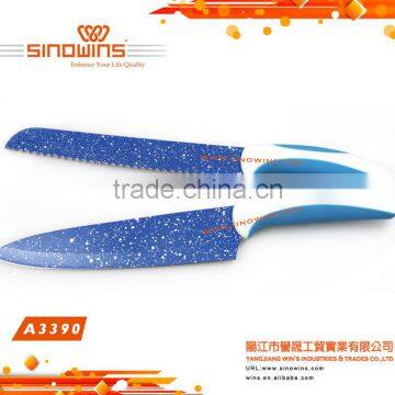 A3390-2 New Design Hot Sale High Quality Stainless Steel Kitchen Knife Set With Non-stick Coating photo-4