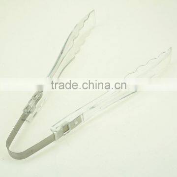 35026 Transparent Plastic Kitchen Tongs salad Tongs