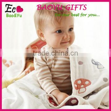 6 layer 100% natural cotton kids Bath towel wholesale kids Bath towel