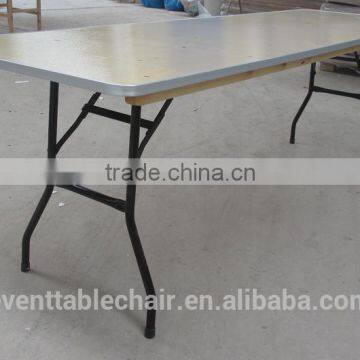 High Quality 6ft Plywood Folding Table With Iron Suppport Popular in New Zealand for Sale photo-4