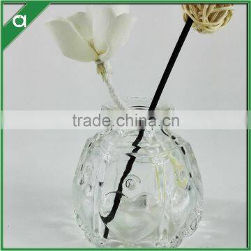 Engraved Big Ball Glass Bottle for 80ml Reed Diffuser Oil photo-2