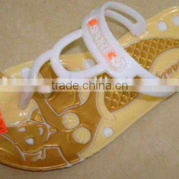 children's fancy elastic sandal / kid's flip flop