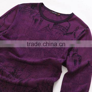 Men's Wool and Digital Printing Wholesale Sweater photo-3