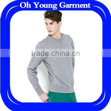 New Cotton Fleece Sweatshirts Wholesale Crew Neck Long Sleeve Sweatshirts For Printing