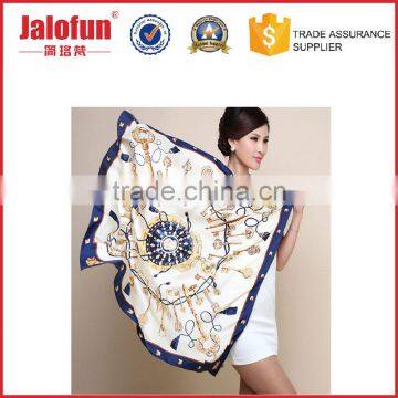 Promotion Gift Custom Muslim Magic Silk Scarf With Digital Printing