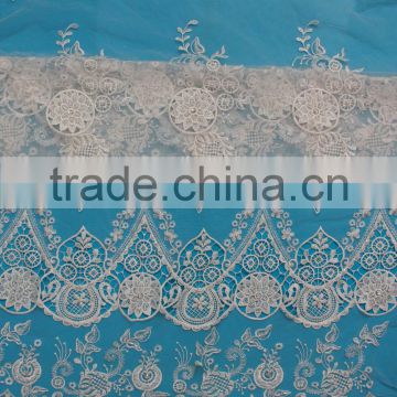 China Best band cut lace beaded fabric wholesale market in Turkey