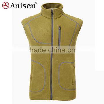 Chinese Factory Windbreaker Custom Zipper Fishing Men Vest photo-3