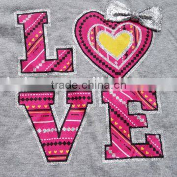 Garment Stocks Girl's Fashion New Desgin T-shirt photo-2